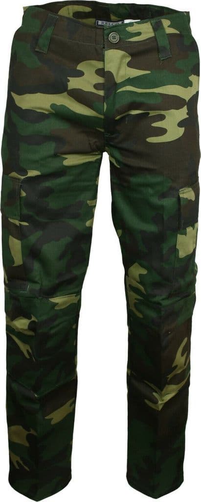 Relco Mens Womens Army Combat Cargo Camouflage Camo Military Work ...